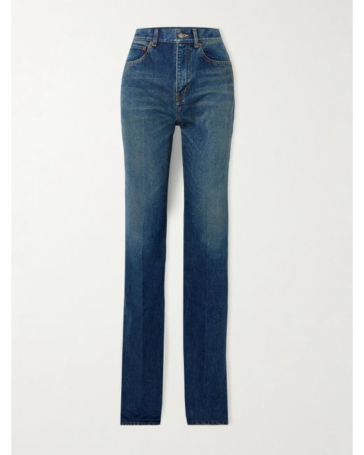 Saint Laurent Neo Clyde High-rise Flared Jeans