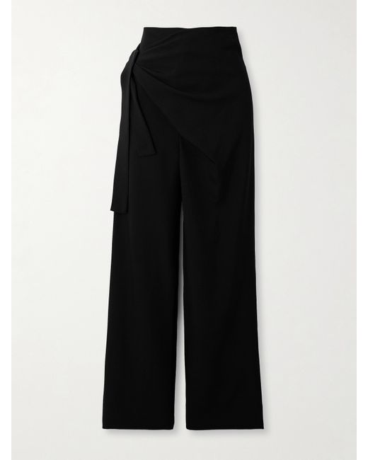 Gauge81 Carlow Knotted Draped Crepe Wide-leg Pants