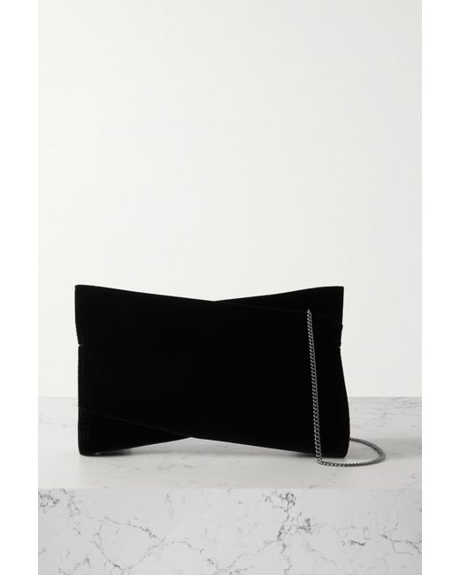 Christian Louboutin Loubitwist Velvet Shoulder Bag