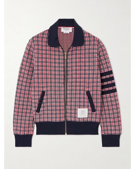 Thom Browne Jacquard-knit Cotton Jacket
