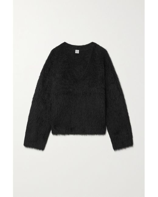 Totême Brushed Alpaca-blend Sweater