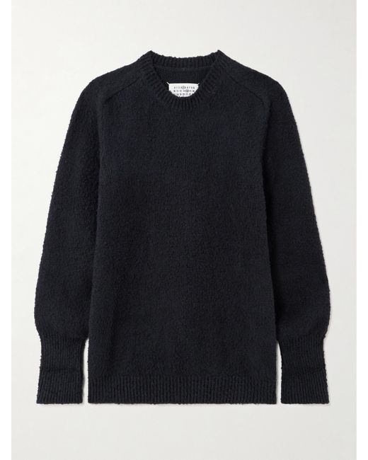 Maison Margiela Brushed Cotton-blend Sweater
