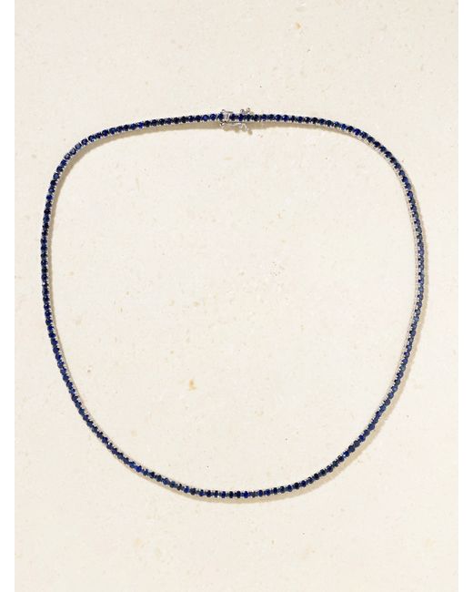 Roxanne First 14-karat White Sapphire Necklace