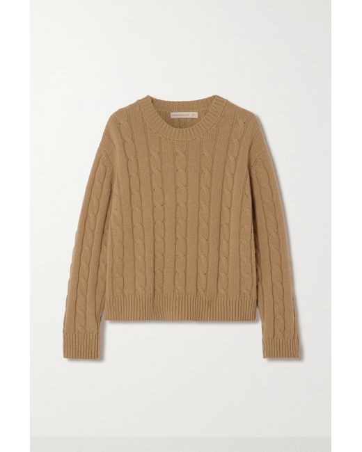 Daughter Cable-knit Wool Sweater Light