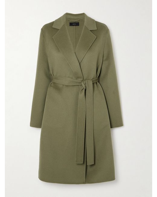 Joseph Cenda Belted Wool And Cashmere-blend Coat