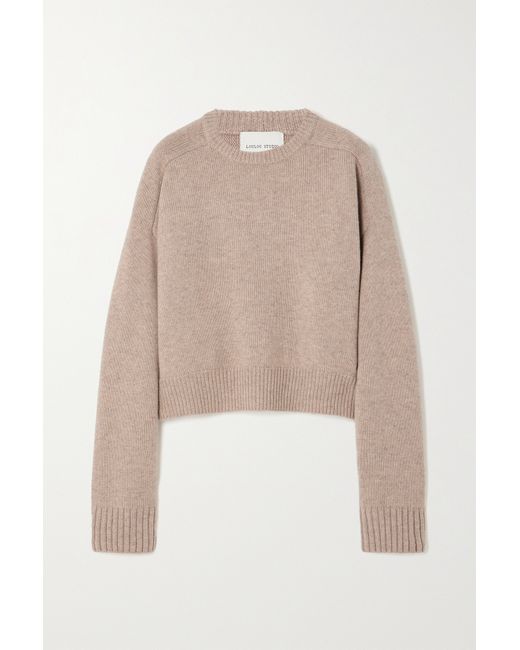 Loulou Studio Bruzzi Oversized Cropped Merino Wool And Cashmere-blend Sweater
