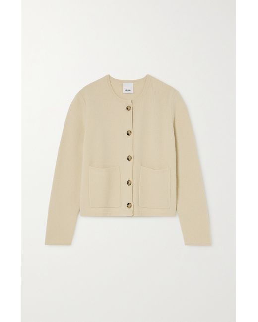 Allude Wool And Cashmere-blend Cardigan