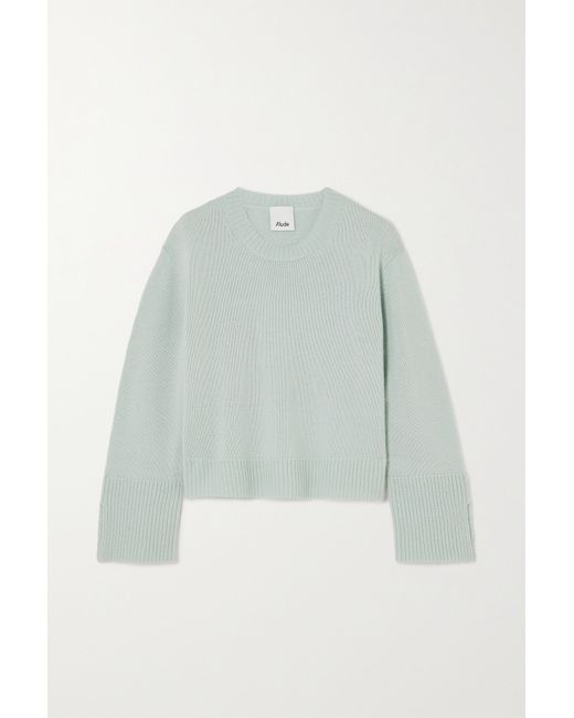 Allude Cashmere Sweater Sky