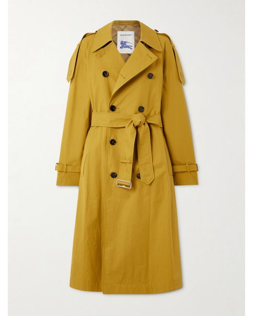 Burberry Belted Cotton-gabardine Trench Coat