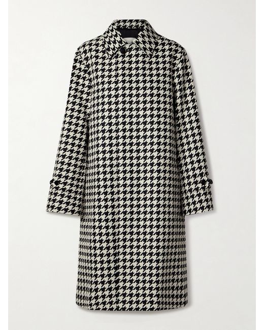 Burberry Houndstooth Twill Coat
