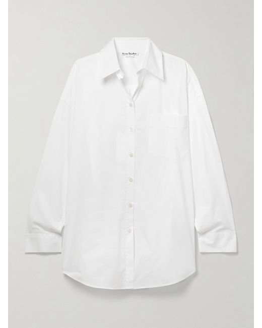 Acne Studios Cotton-blend Poplin Shirt