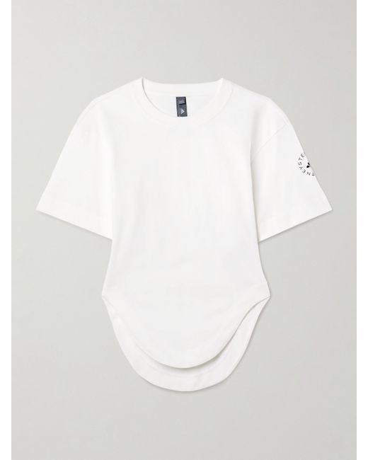 Adidas by Stella McCartney Truecasuals Printed Organic Cotton-jersey T-shirt