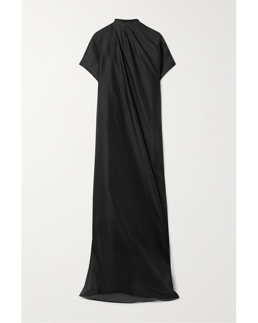 Khaite Essie Gathered Silk-organza Gown