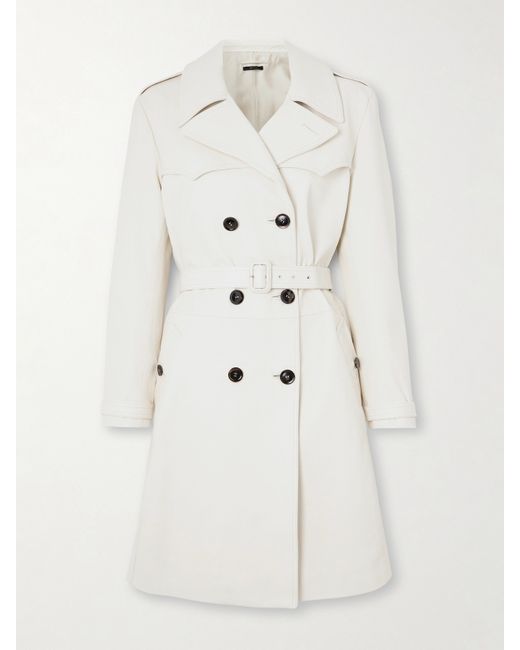 Tom Ford Double-breasted Leather Trench Coat
