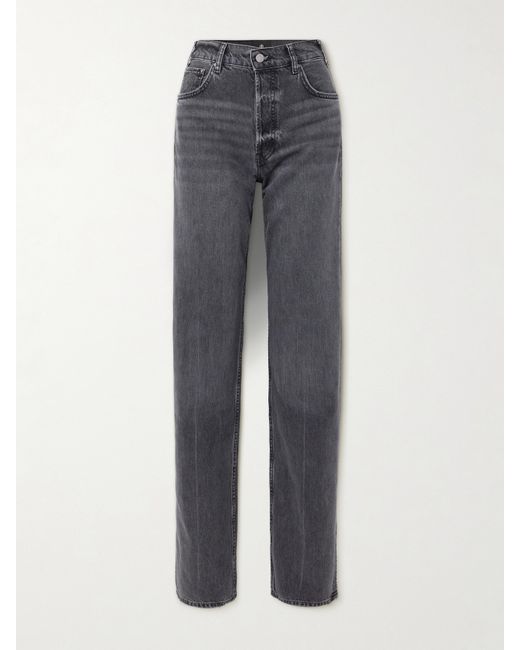 Anine Bing Roy High-rise Straight-leg Jeans