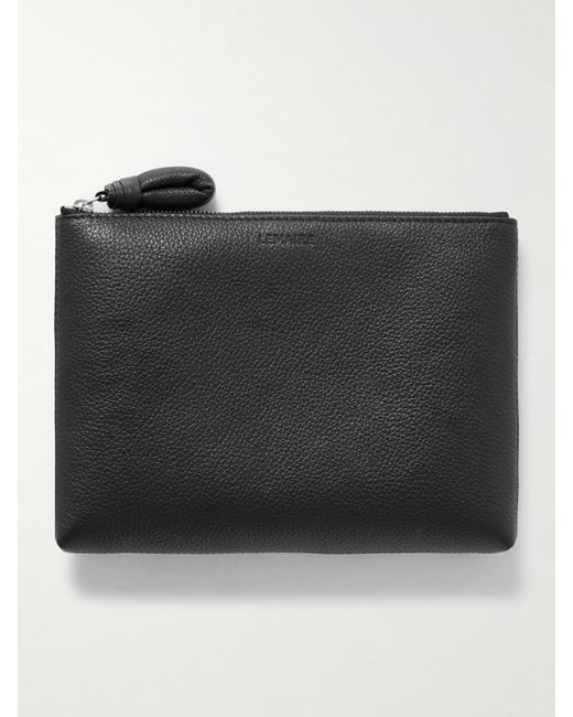 Lemaire Small Textured-leather Pouch