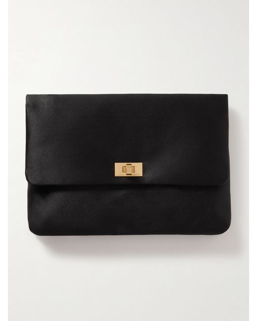 Anya Hindmarch Valorie Recycled-satin Clutch
