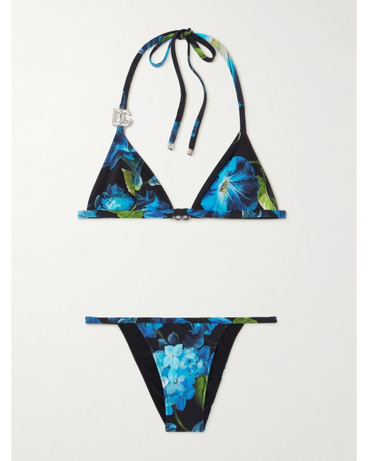 Dolce & Gabbana Floral-print Bikini