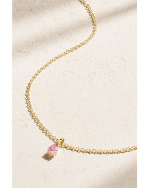 Anita Ko 18-karat Gold Sapphire Necklace