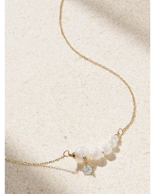 Persée 18-karat Pearl And Diamond Necklace