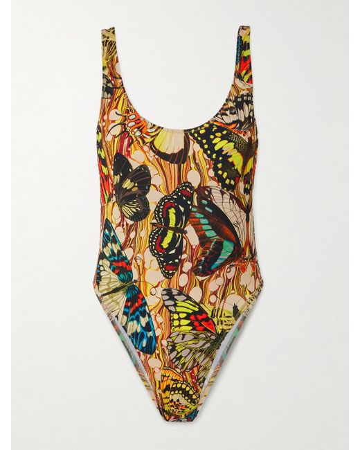 Jean Paul Gaultier Printed Swimsuit