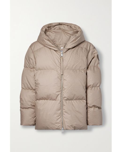 Canada Goose Garnet Quilted Cotton-shell Down Jacket Camel