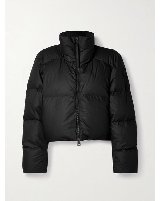 Canada Goose Garnet Cropped Quilted Cotton-shell Down Jacket