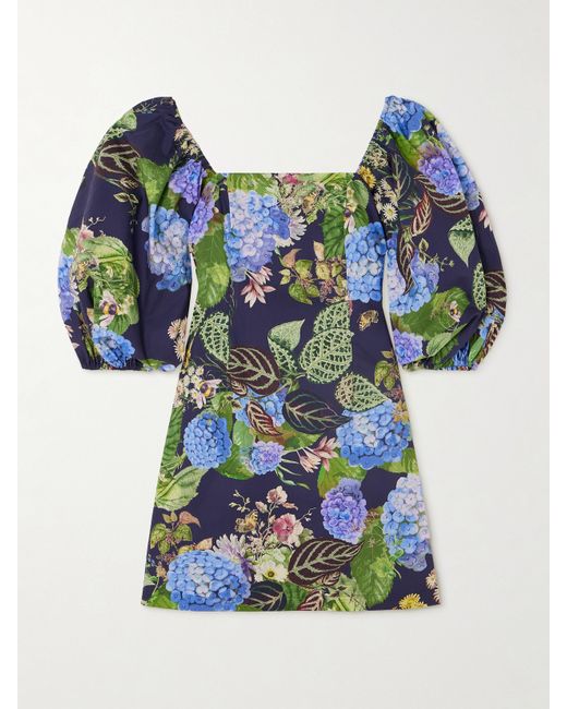 Cara Cara Montauk Floral-print Cotton-poplin Mini Dress