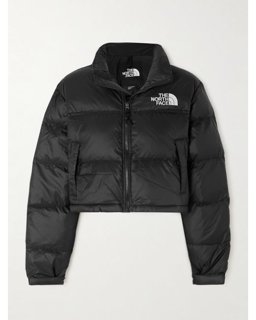 The North Face Nuptse Cropped Quilted Recycled-shell Down Jacket
