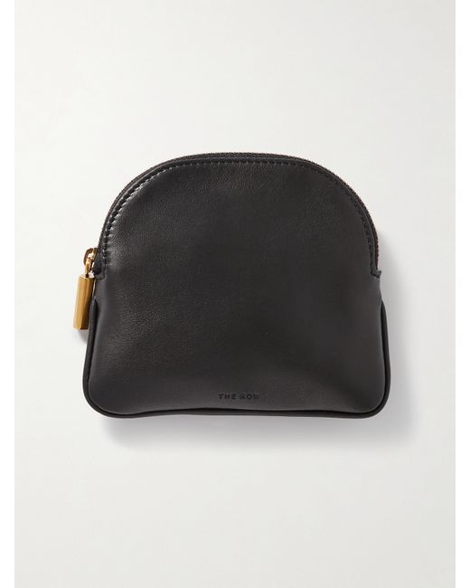 The Row Circle Leather Coin Purse