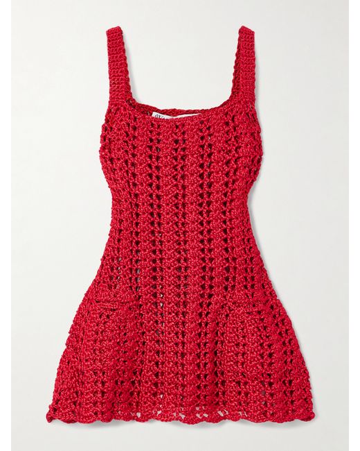 J.W.Anderson Crocheted Mini Dress