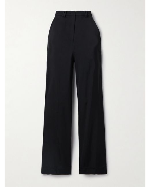 Another Tomorrow Net Sustain Crepe Straight-leg Pants