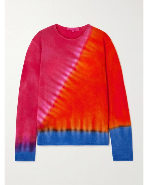 The Elder Statesman Tranquility Tie-dyed Cashmere Sweater