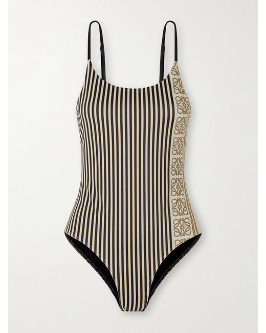 Loewe Paulas Ibiza Printed Swimsuit Neutral
