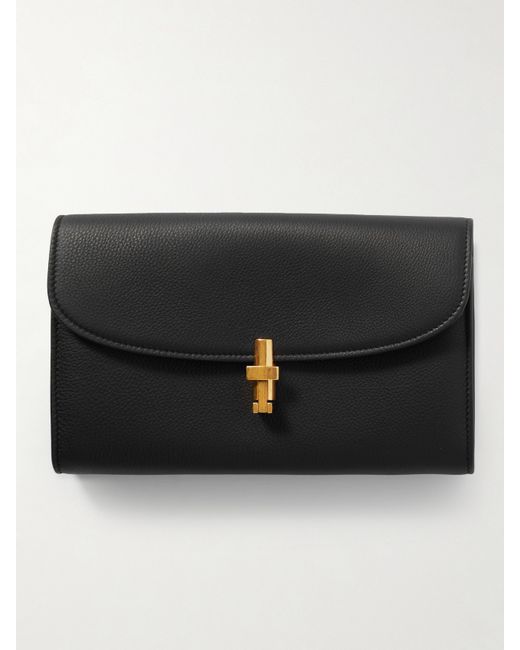 The Row Sofia Textured-leather Wallet