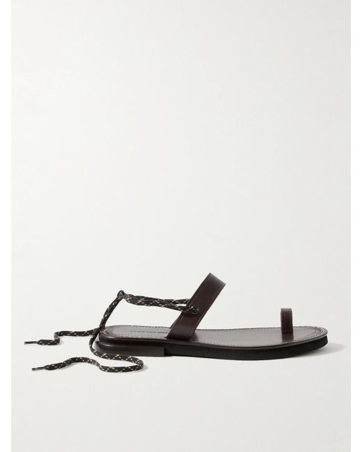 Dries Van Noten Leather Sandals