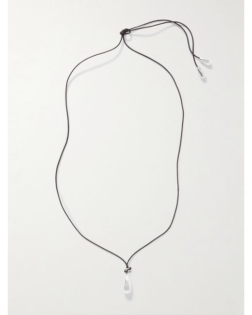 Sophie Buhai Droplet And Cord Necklace