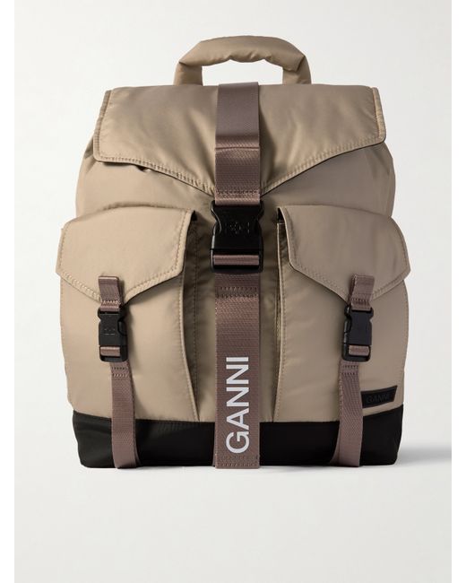 Ganni Recycled-shell Backpack