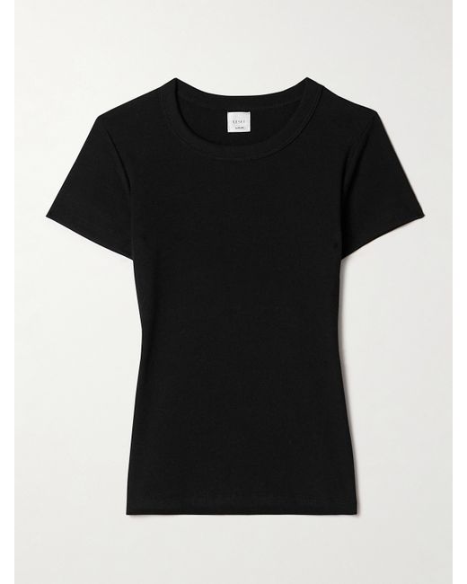 Leset Kelly Ribbed Cotton-blend Jersey T-shirt