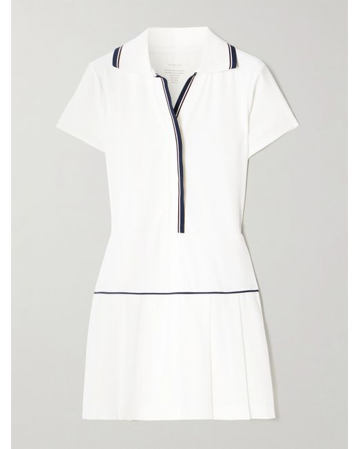 Varley Darien Court 33 Pleated Stretch-jersey Tennis Dress