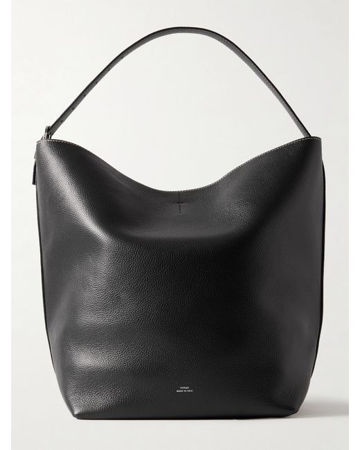 Totême Textured-leather Tote