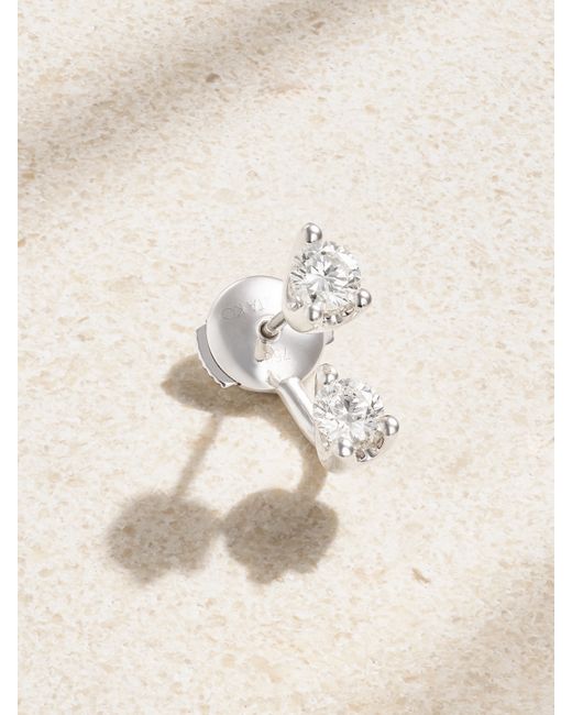 Anita Ko Orbit 18-karat White Diamond Single Earring