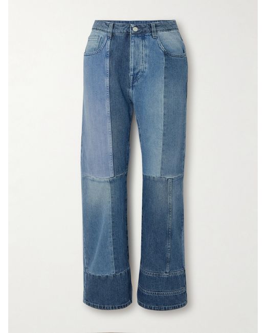 Fortela Patchwork Straight-leg Jeans