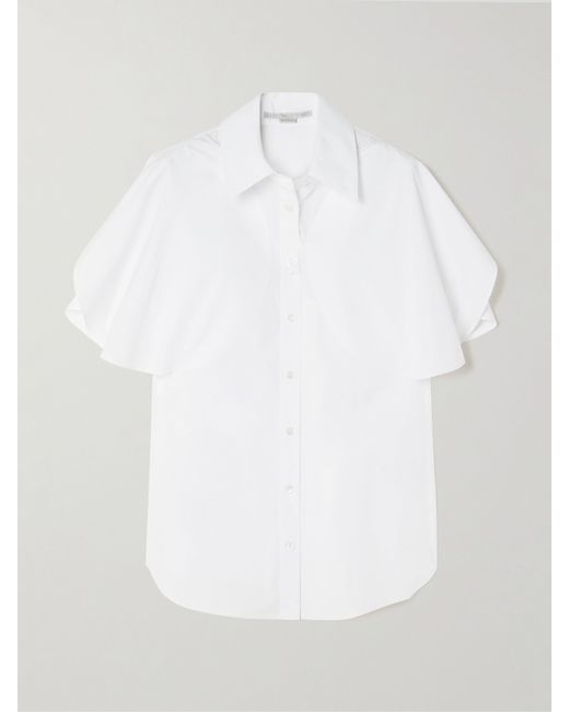 Stella McCartney Paneled Cotton-poplin Shirt