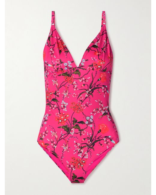 Erdem Floral-print Swimsuit