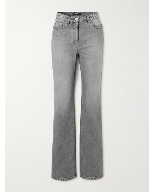 Versace High-rise Straight-leg Jeans