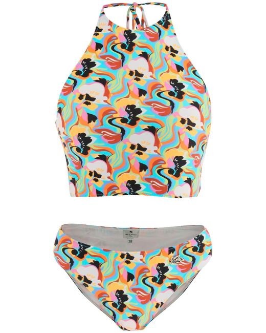 Etro Multicolored Bikini Set