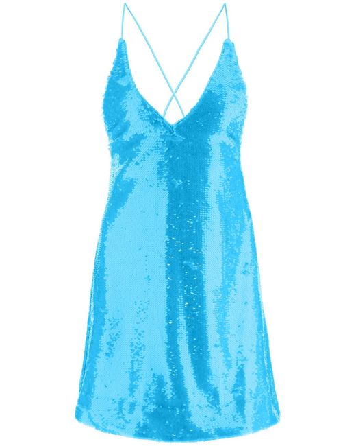 Ganni Sequined Mini Dress
