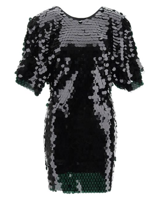 Rotate Short Dress With Maxi Sequins
