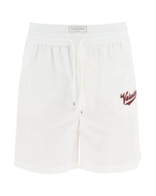 Valentino Bermuda With Incorporated Boxer Detail